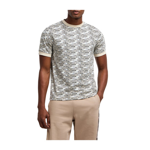EA7 Emporio Armani T-shirt T-shirt Uomo stampa Monogram Logo S - Francavilla Moda